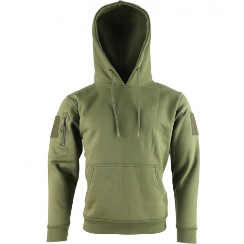 Tactical Hoodie (OD), The humble hoodie is a staple of most peoples' wardrobes - comfort defined, but also with the practicality of keeping you warm